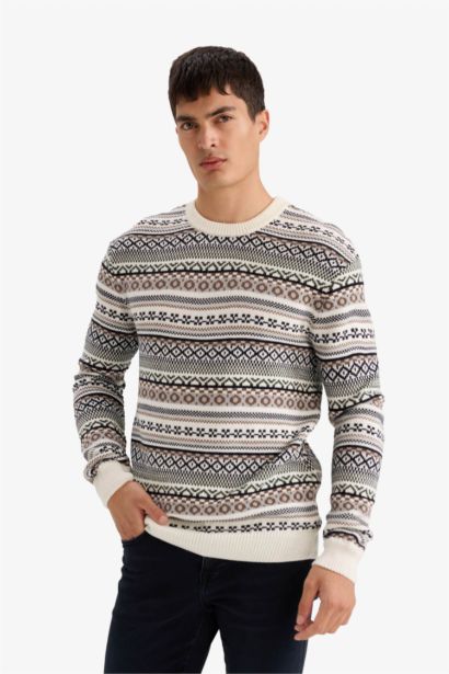 Pull en maille à col rond Coupe Standard