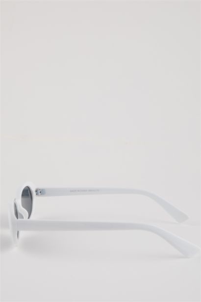 Lunettes de Soleil Ovales en Plastique pour femme