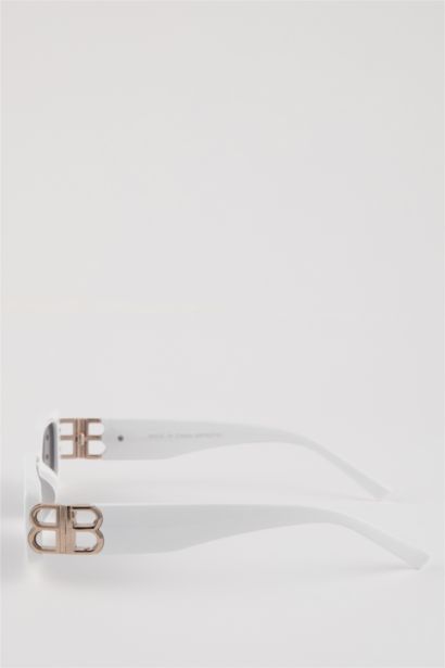 Lunettes de Soleil Rectangulaires en Plastique pour femme