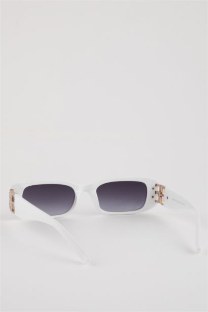 Lunettes de Soleil Rectangulaires en Plastique pour femme