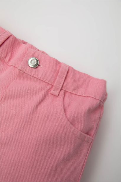 Short Gabardine pour Bébé Fille