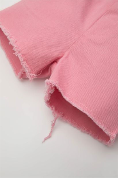 Short Gabardine pour Bébé Fille