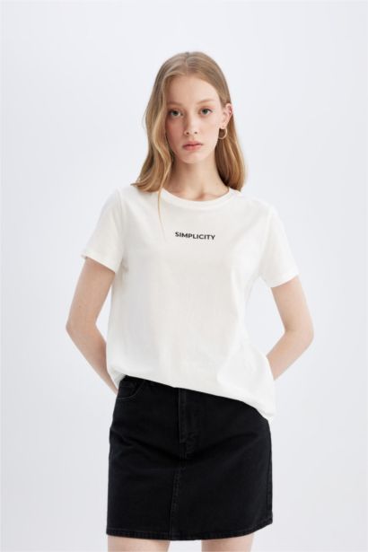 Mini Jupe Jean coupe régulière