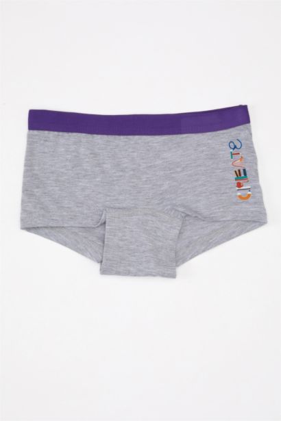 بوكسر بناتي مطبوع - قطعتين