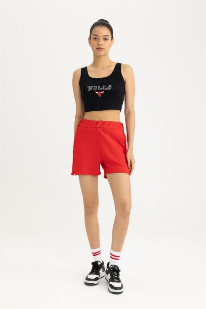 DeFactoFit NBA Chicago Bulls Crop Top