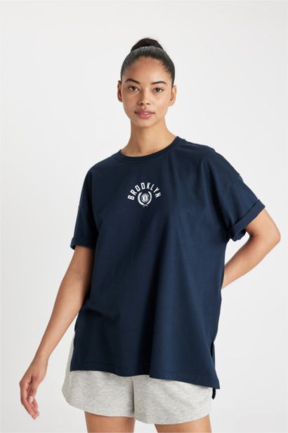 DeFactoFit NBA Brooklyn Nets Oversize Fit T-Shirt