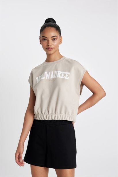 DeFactoFit NBA Milwaukee Bucks Crew Neck T-Shirt