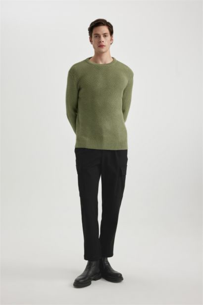 Standard Fit Crew Neck Knitwear Pullover