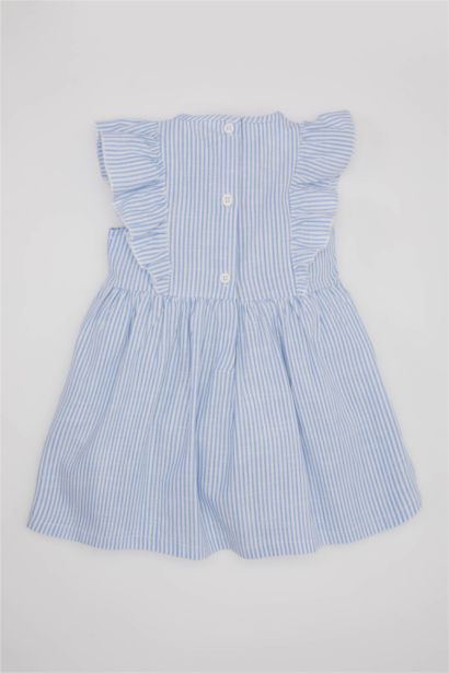 Regular Fit Printed Sleeveless Woven Dress