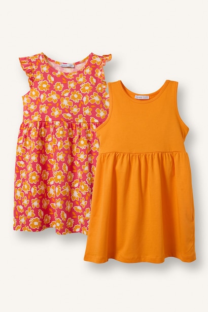 Baby Girl Patterned 2 Piece Dress