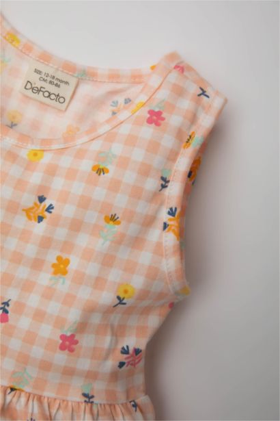 Robe Sans Manches imprimée pour Bébé Fille