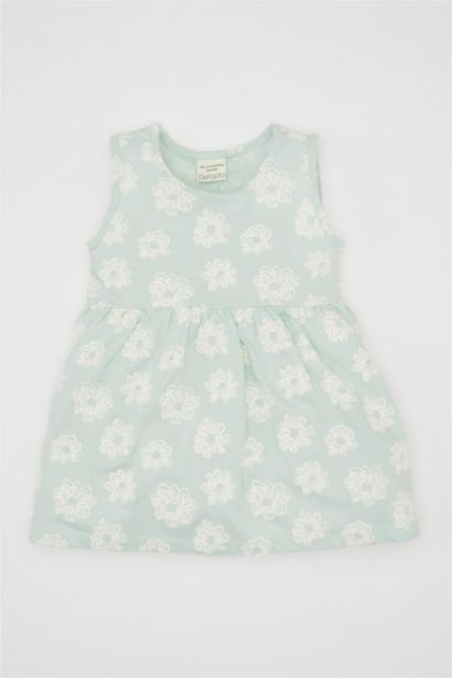 Baby Girl Patterned Sleeveless Dress