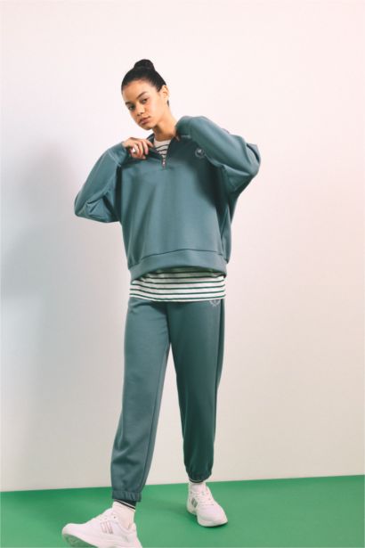 Standard Fit Skuba Diving Fabric Jogger Sweatpants