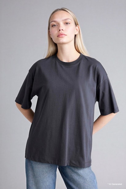 Basic Cotton Oversize T-Shirt