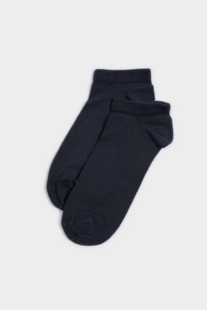 Erkek Dikişsiz 3'lü Bambu Patik Çorap