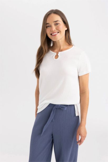 Crew Neck Short Sleeve T-Shirt