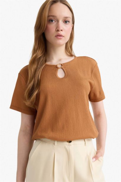 Crew Neck Short Sleeve T-Shirt