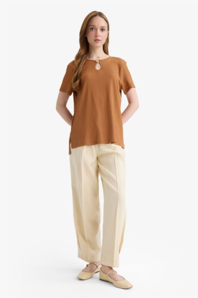 Crew Neck Short Sleeve T-Shirt