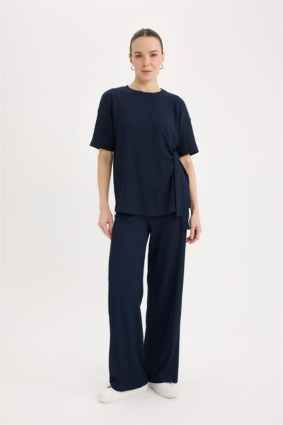 Straight Fit Trousers