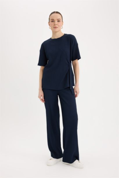 Straight Fit Trousers