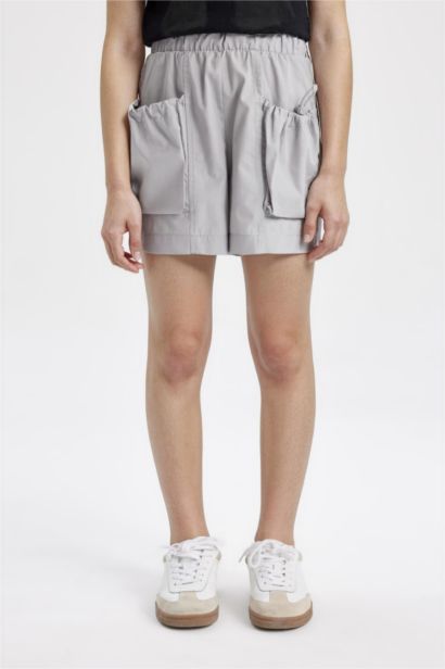 Girl Cotton Pocket Shorts