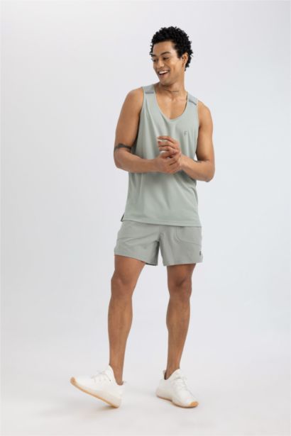 DeFactoFit Slim Fit Woven Sports Shorts