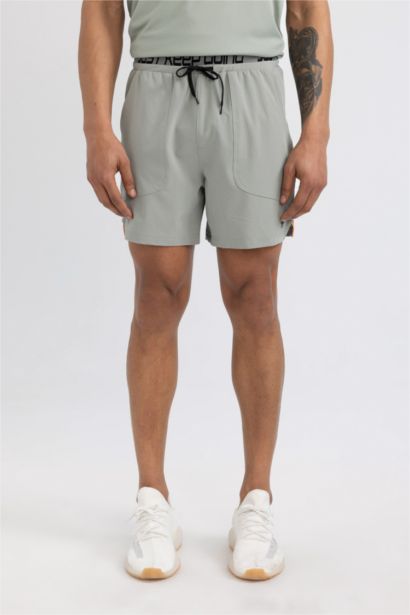 DeFactoFit Slim Fit Woven Sports Shorts
