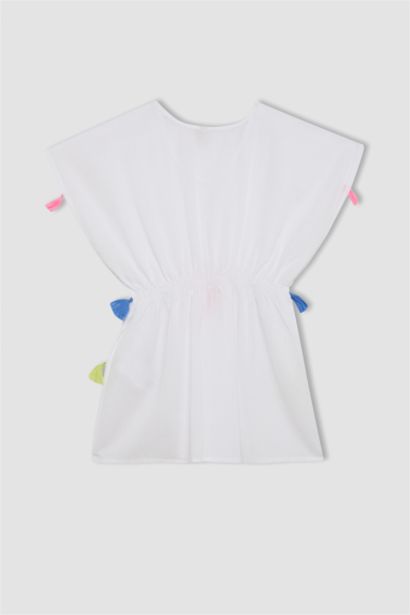 Girl Tasseled Beach Kimono