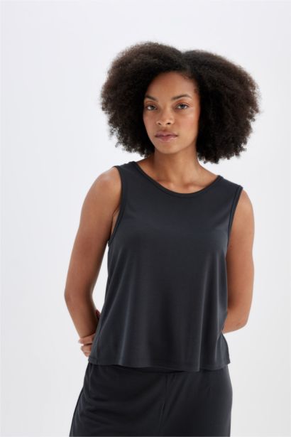 Standart Fıt Bisiklet Yaka Modal Sporcu Atlet