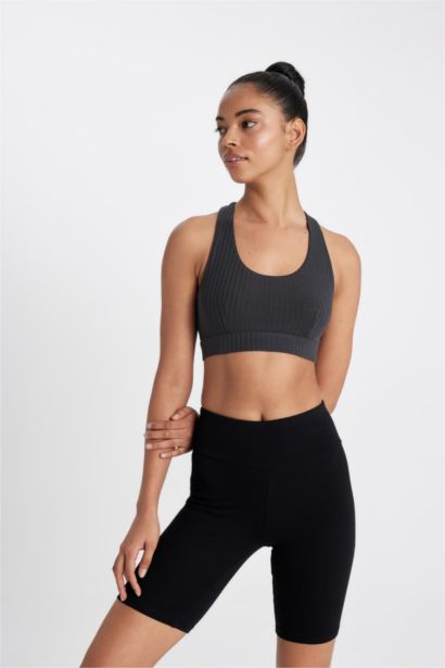 DeFactoFit V-Neck Modal Bra