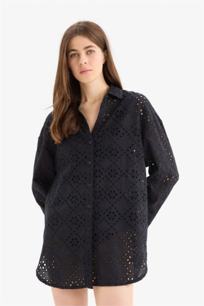 لبس بحر قطن قصة عادية من Fall in Love