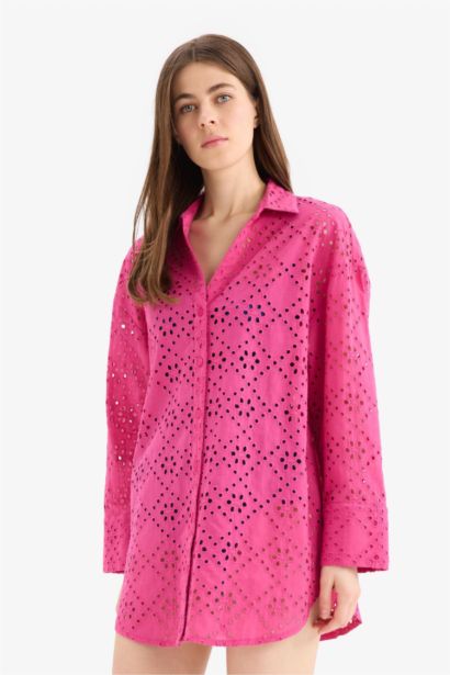 Fall in Love Regular Fit Cotton Beach Wear