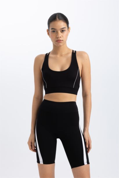 Bisiklet Yaka Sporcu Bra