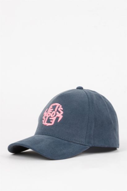 Girl Denim Look Cap Hat