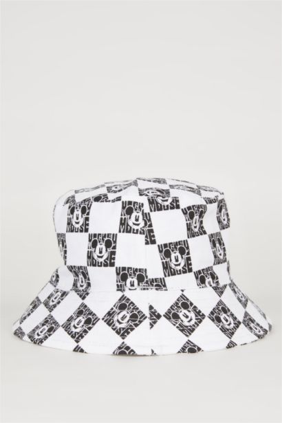 Girl Gabardine Printed Mickey & Minnie Licensed Hat