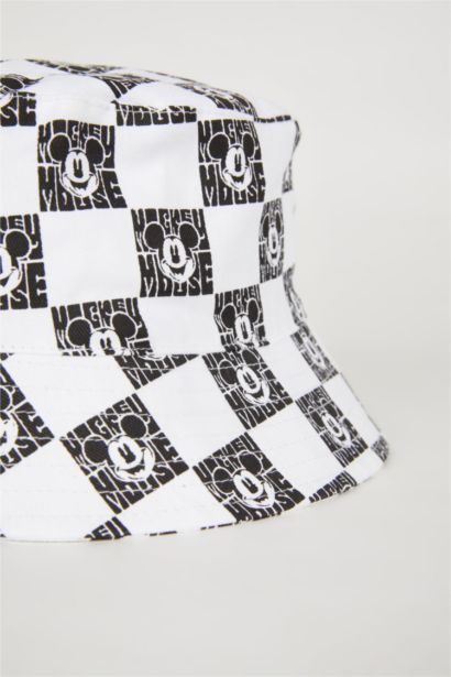 Girl Gabardine Printed Mickey & Minnie Licensed Hat