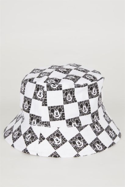 Girl Gabardine Printed Mickey & Minnie Licensed Hat