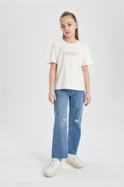 Girl Regular Fit Short Sleeve T-Shirt