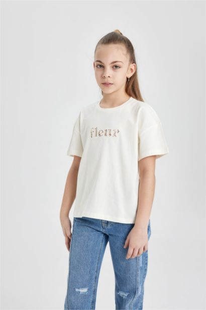 Girl Regular Fit Short Sleeve T-Shirt
