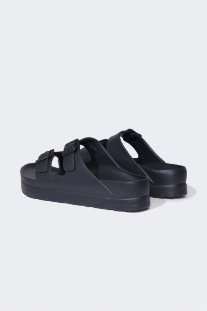 Woman High Base Double Band Eva Slippers