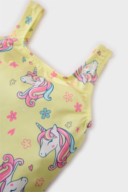 Maillot de bain à motif Licorne pour bébé fille