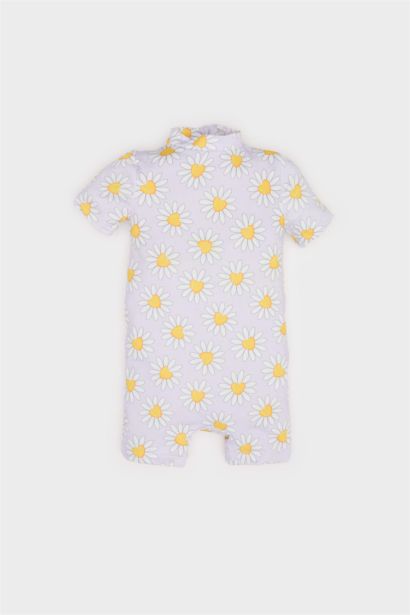 Çiçek Desenli Mayo Kız Bebek