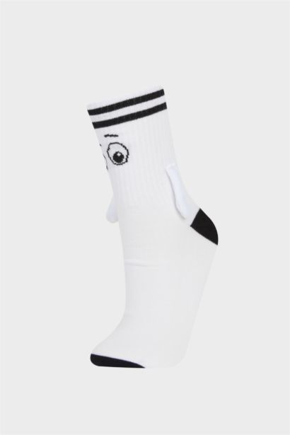 Chaussettes Longues Coton poignées magnétiques pour Femme