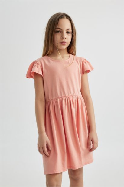 Robe à manches courtes pour fille