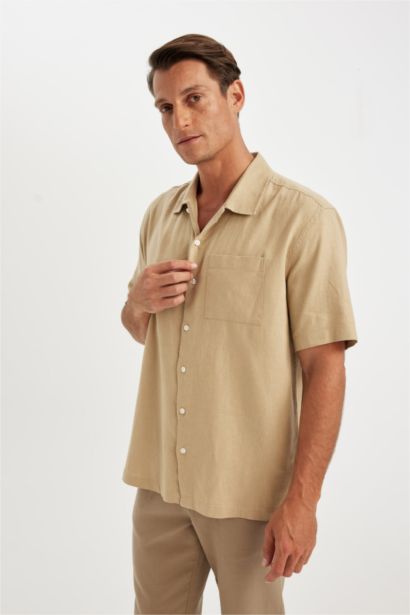 قميص بولو نص ردن قصة مريحة