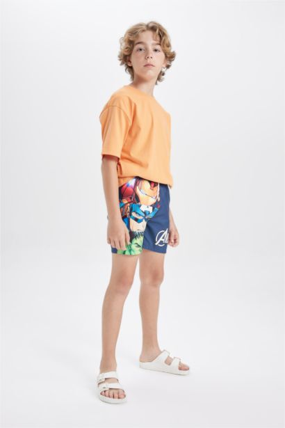 Short De Bain Avengers à coupe régulière pour Garçon