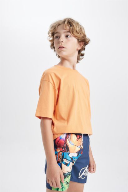 Short De Bain Avengers à coupe régulière pour Garçon