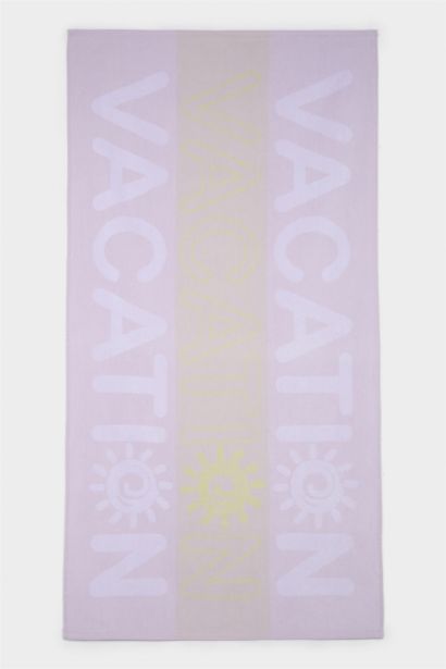 Woman Patterned Cotton Beach Towel