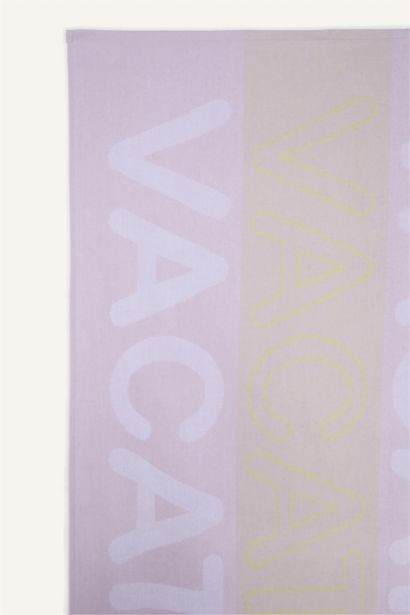 Woman Patterned Cotton Beach Towel