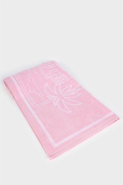 Woman Patterned Cotton Beach Towel